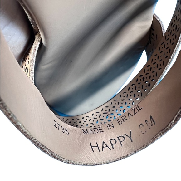 Brighton “Happy” Tan Wedge Slide Sandal - Picture 5 of 5